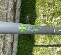 Green Spark Rasenrakel mit XL-Bodenplatte 80x30cm, ergonomischer Nivellierrechen zum Rasen sanden, Rakel Lawn Leveling Rake